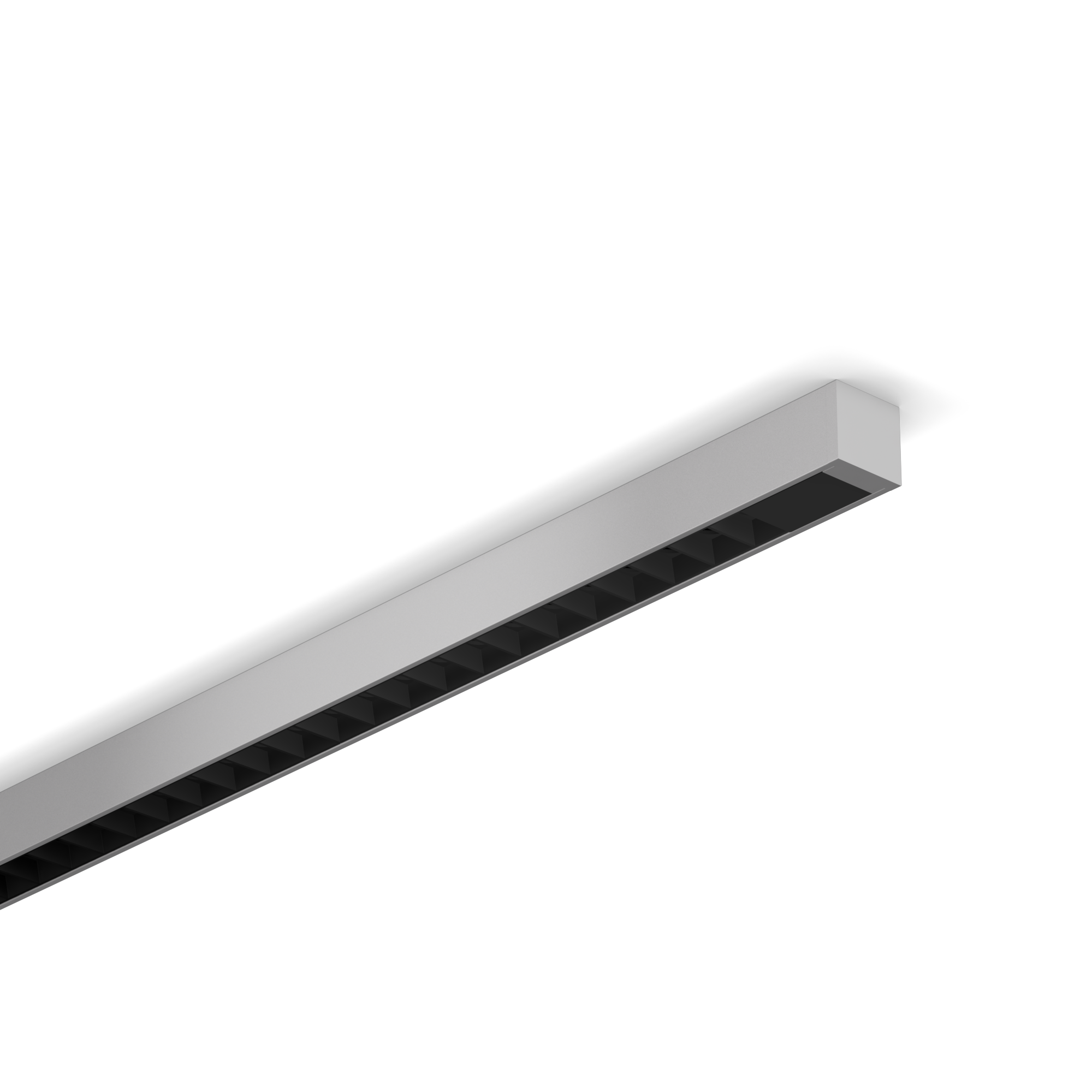 0.95” Ultra-Compact LED Linear with Nano Cavity Optics (NCO)
NANOSquare is 0.95” square, bringing SmartBeam® capabilities to a graphic scale that complements architectural space. NANOSquare features a remote driver to remove visual bulk. Optional Individual lenses and parabolic reflectors are located below each LED using Nano-Cavity Optics (NCO). For greater comfort, the regulated beam lowers glare and adjusts light output. These concentrated distributions are ideal for a wide range of taskspecific requirements. At cut-off, NCO has a softer appearance, a larger beam spread, and a gradual brightness transition.

 