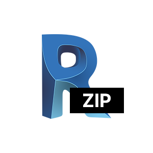 Revit Family File Zip Icon