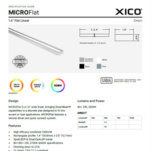 MICROFlat 140 Surface Specification Guide