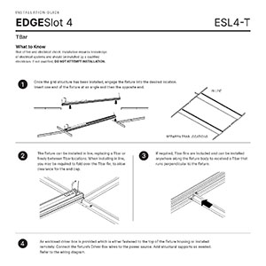 EDGESlot 4 Tbar Installation Instructions