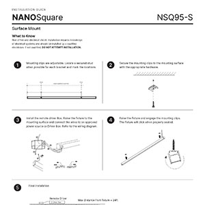 NANOSquare 95 Surface Installation Instructions