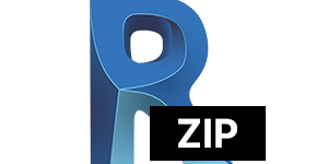 Revit Family File Zip Icon