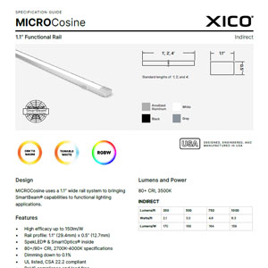MICROCosine 110 Specification Guide