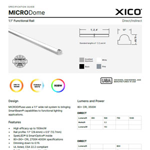 MICRODome 110 Specification Guide