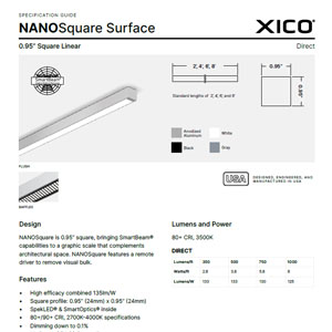 NANOSquare 95 Surface Specification Guide