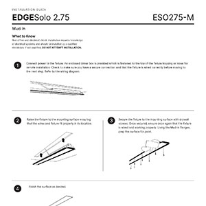 EDGESolo 275	Mud-In Installation Instructions