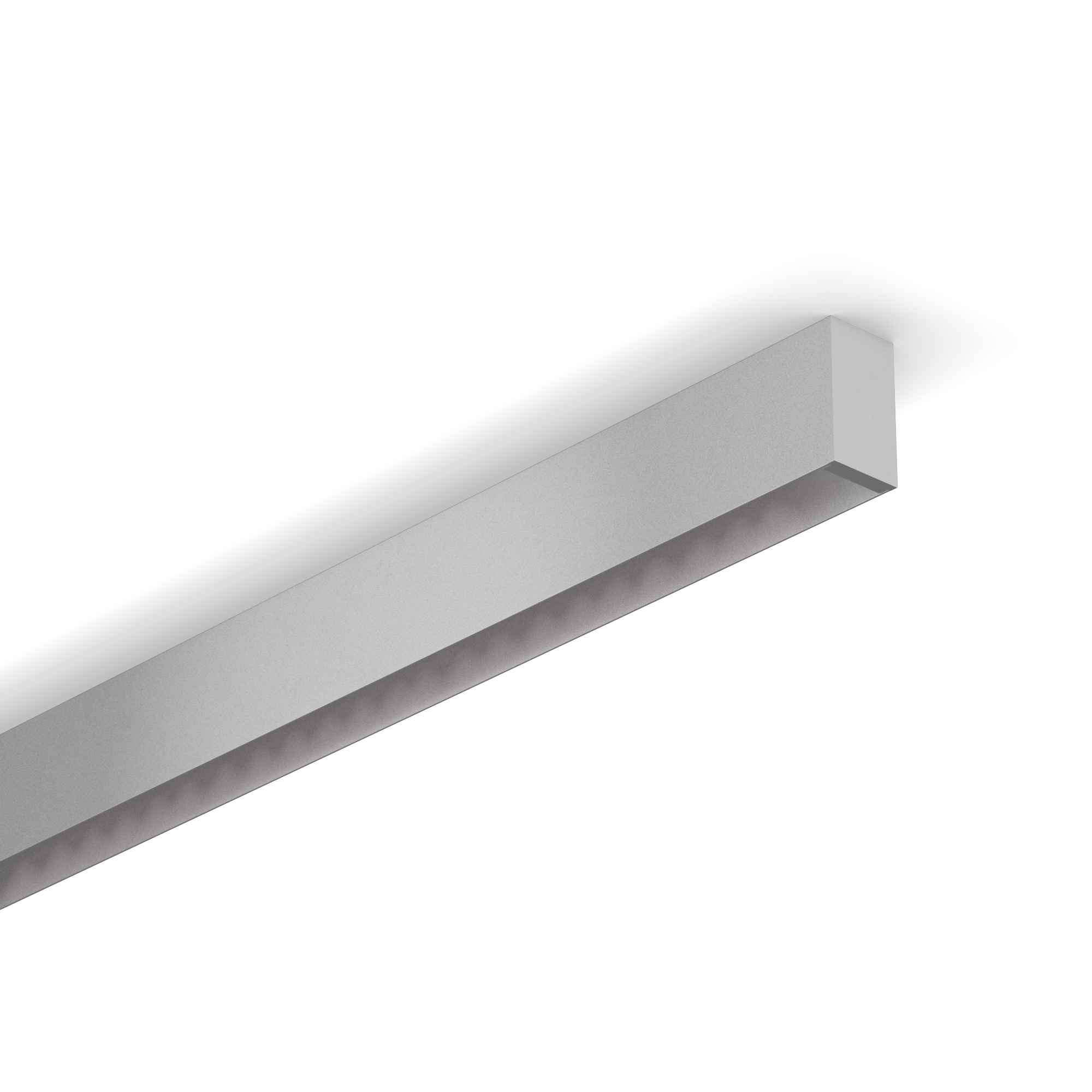 0.95” Ultra-Compact LED Linear
NANOBeam is 0.95” wide, bringing regressed SmartBeam® capabilities to a surface-mounted form factor that complements architectural space. NANOBeam features a remote driver to remove visual bulk. Optional Individual lenses and parabolic reflectors are located below each LED using Nano-Cavity Optics (NCO). For greater comfort, the regulated beam lowers glare and adjusts the light output. These concentrated distributions are ideal for a wide range of task-specific requirements. At cut-off, NCO has a softer appearance, a larger beam spread, and a gradual brightness transition.

 

Beam profile: 0.95” (24mm) x 1.73” (44mm)