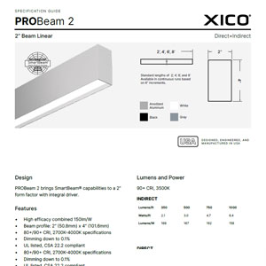 PROBeam 2 Specification Guide