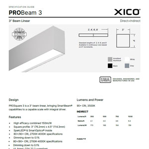 PROBeam 3 Specification Guide
