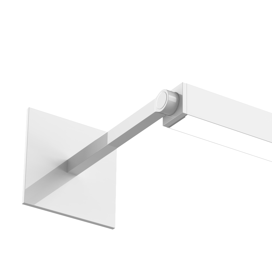 Direct and/or Indirect lighting for accent lighting, wall wash & open office applications
Ideal for general interior and open office environments where an small form factor controlled output lighting is required. Highly efficient, extruded aluminum fixture with aesthetically-pleasing fixed and adjustable mounting options.