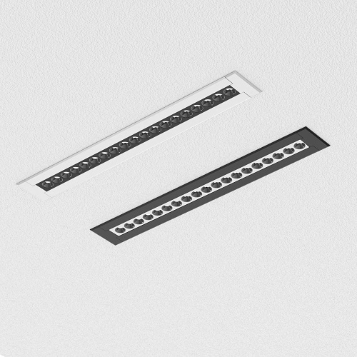 Product Code: NSL95NCO-R
0.95” Compact Linear LED Recessed Drywall Mounted
NANOSlot NCO is 0.95” recessed slot LED linear light fixture, bringing SmartBeam® capabilities to a graphic scale that complements architectural space. NANOSlot NCO has drywall and custom configuration mounting options for ceiling systems. The NANOSlot NCO range is designed to be specification-grade with high lumen per foot, high CRI, and circadian options.