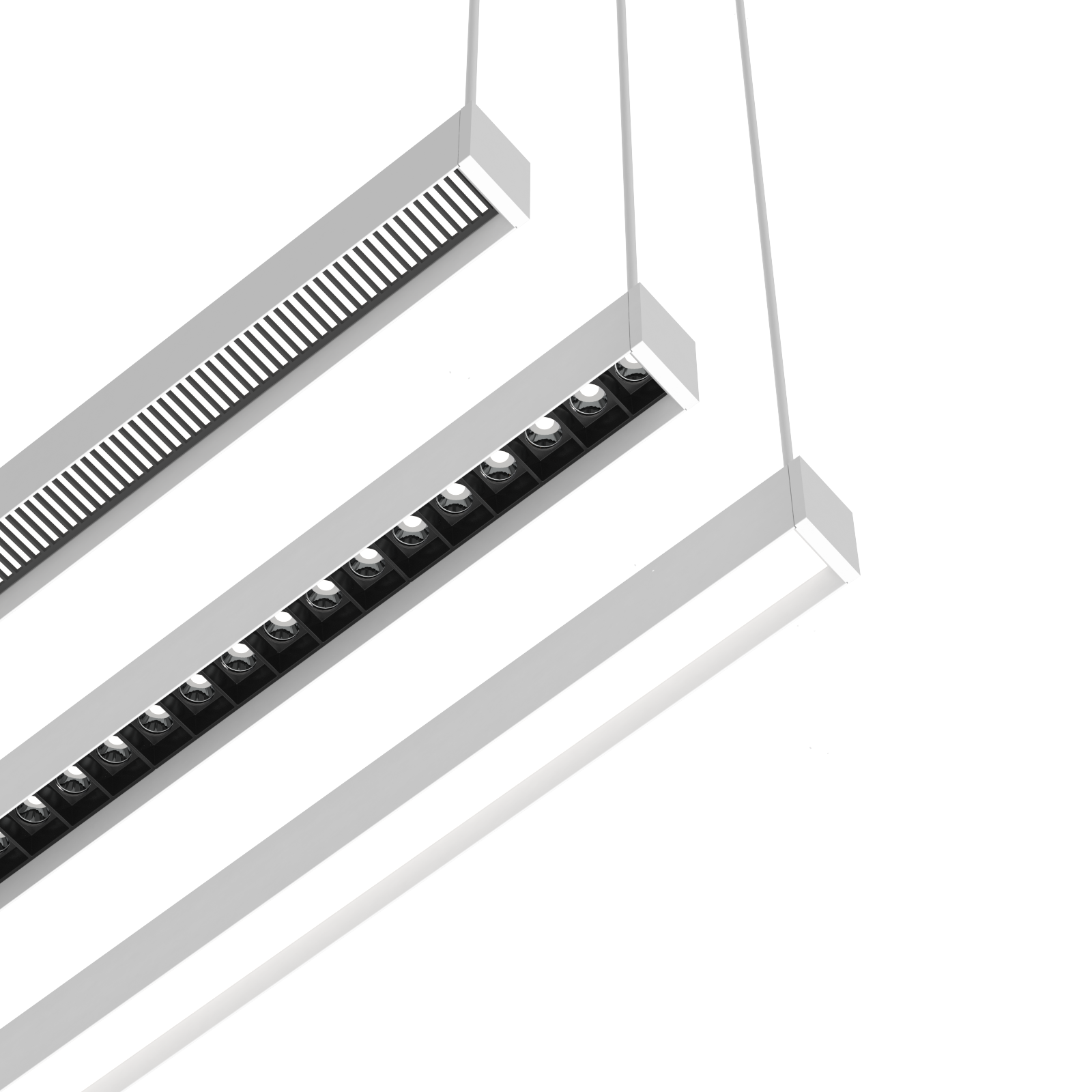Product Code: NBE95-P
0.95” x 2.9″ Compact Linear LED Pendant Mount
NANOBeam Pendant is incredibly small at 0.95” wide by 2.9″ tall. It brings advanced low glare, regressed SmartBeam® capabilities to a ultra small and slim form factor that complements architectural space. NANOBeam Pendant is customizable in a multitude of ways and features an integral or remote driver to remove visual bulk.

&nbsp;