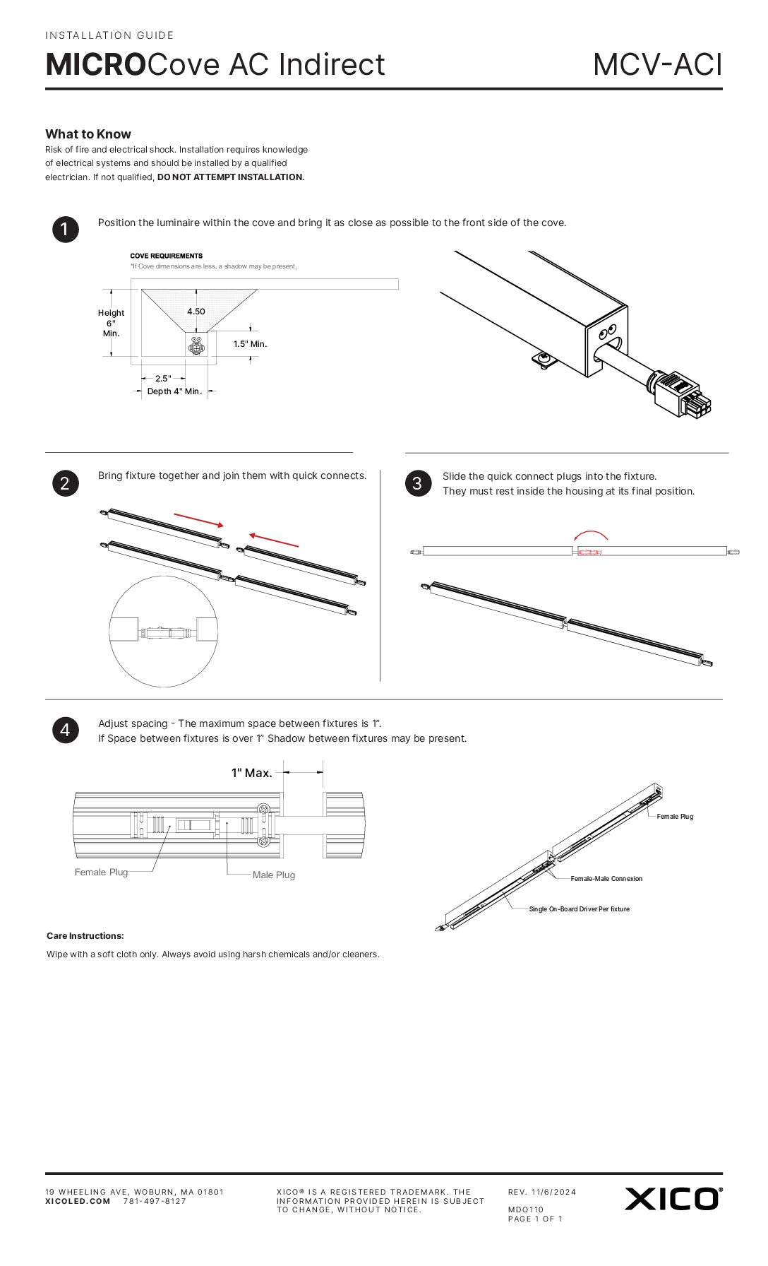 MICROCove Installation Instructions