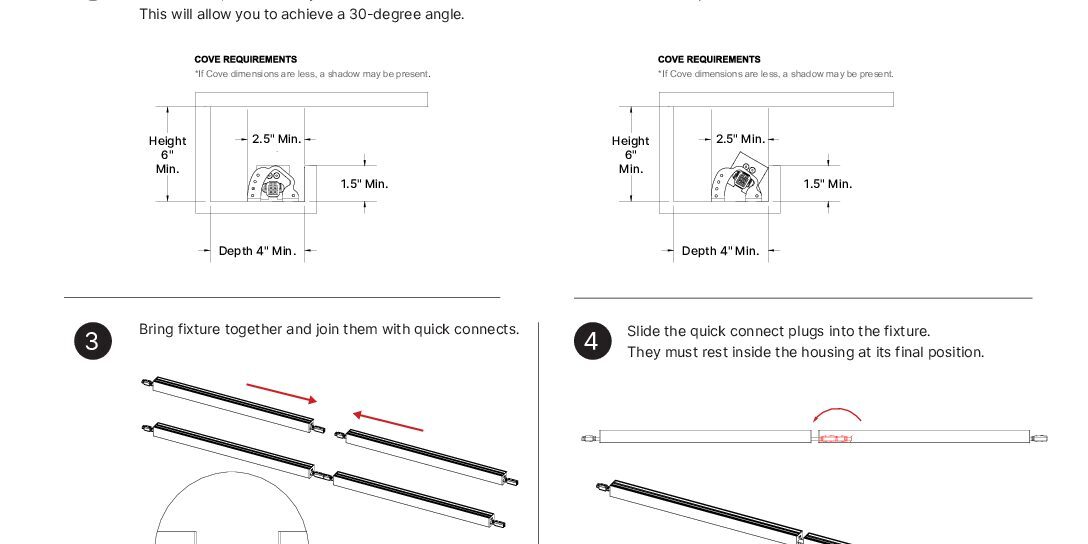 MICROCove Installation Instructions - Xico Lighting