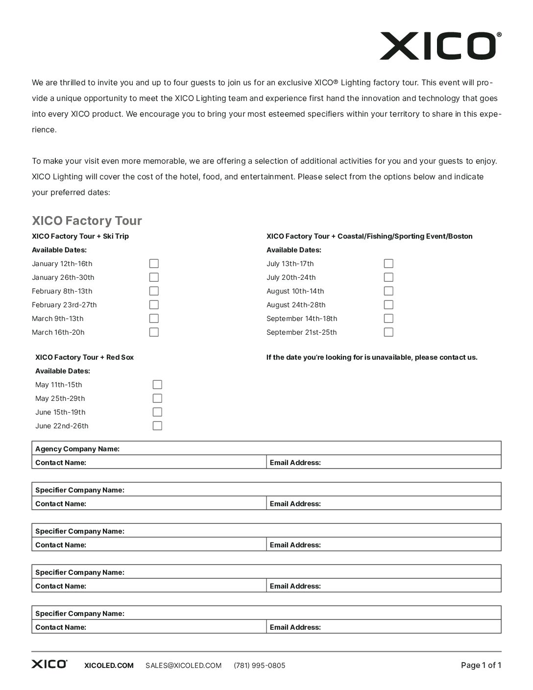 Xico Factory Tour 2026