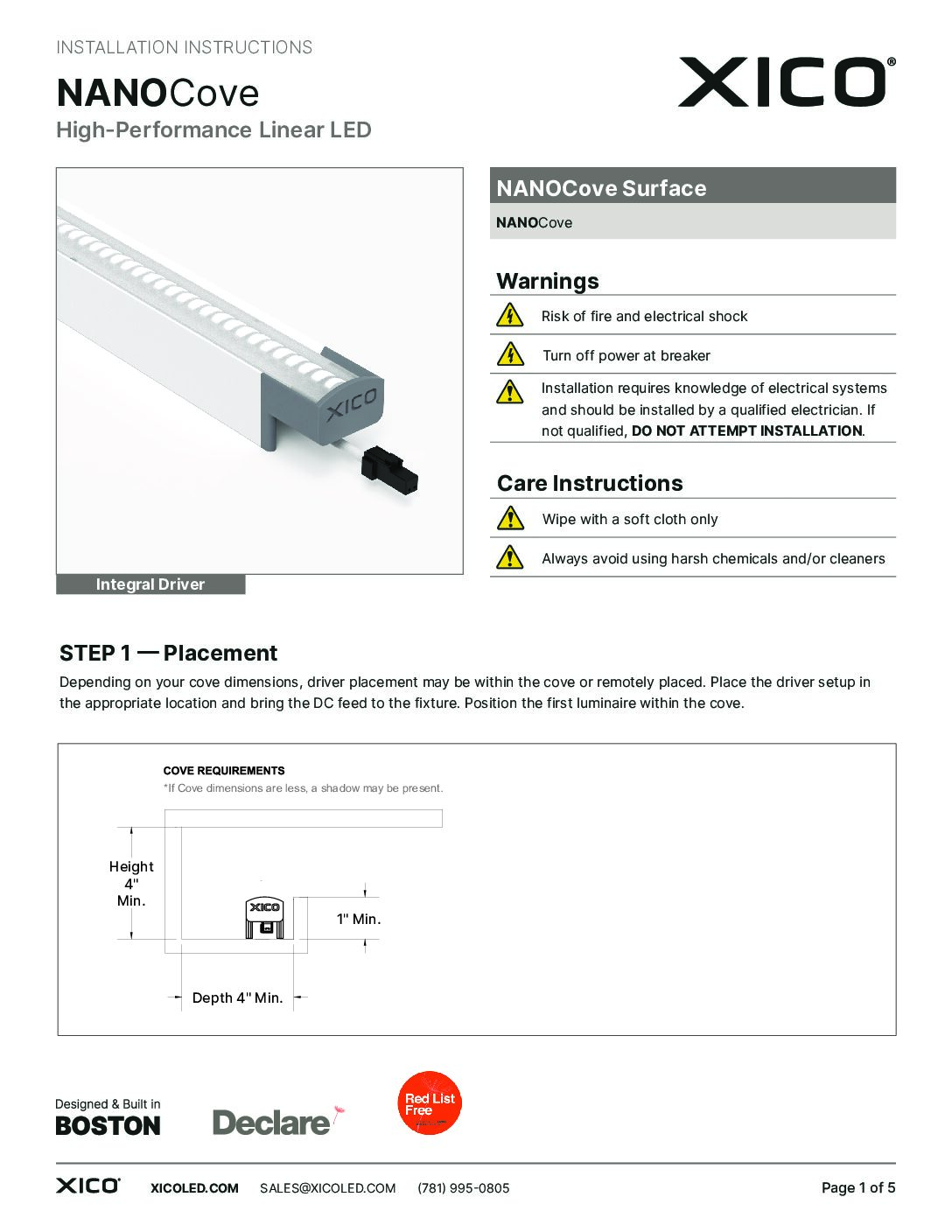 NANOCove Installation Guide