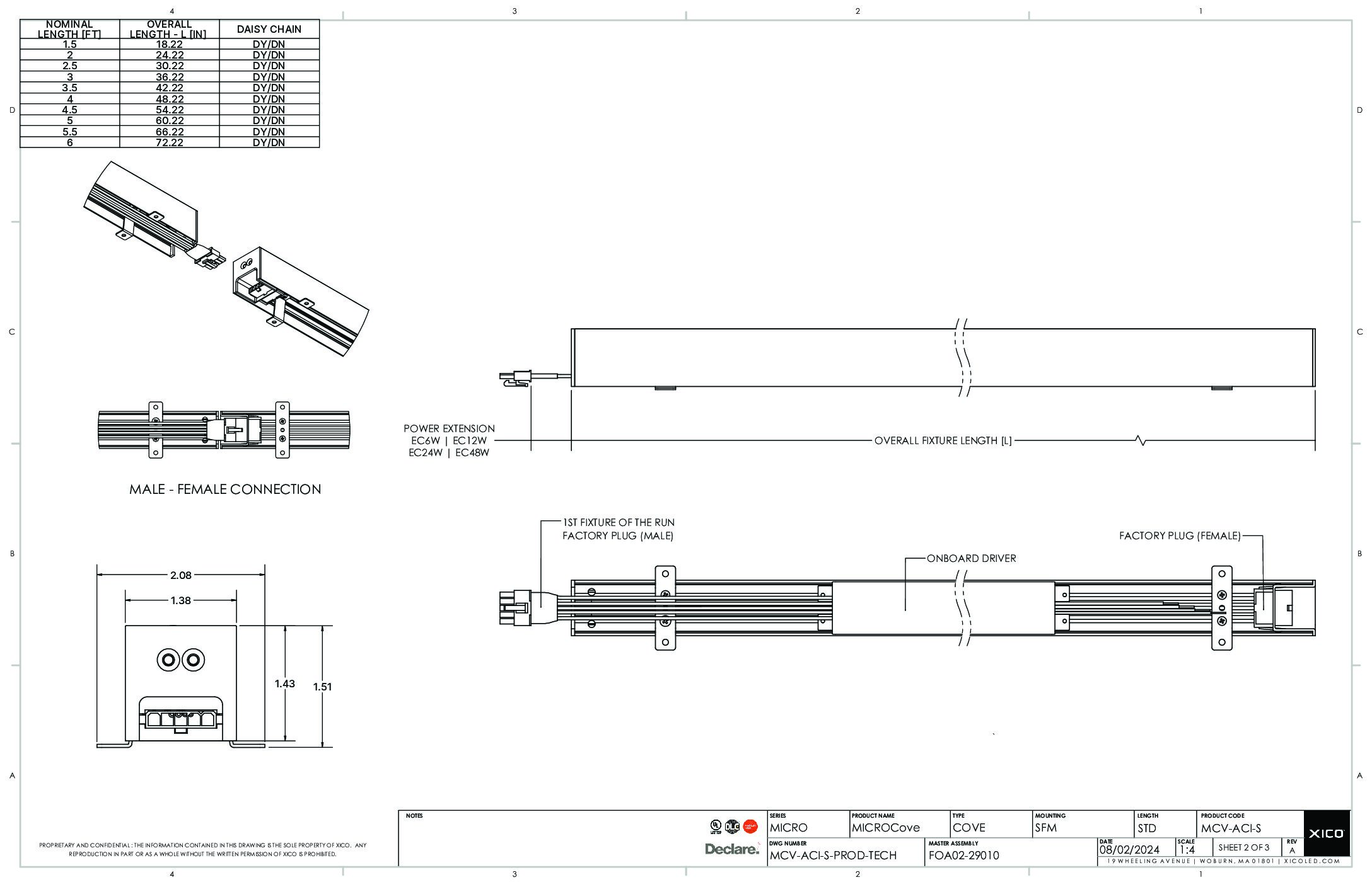 MICROCove Technical Drawings