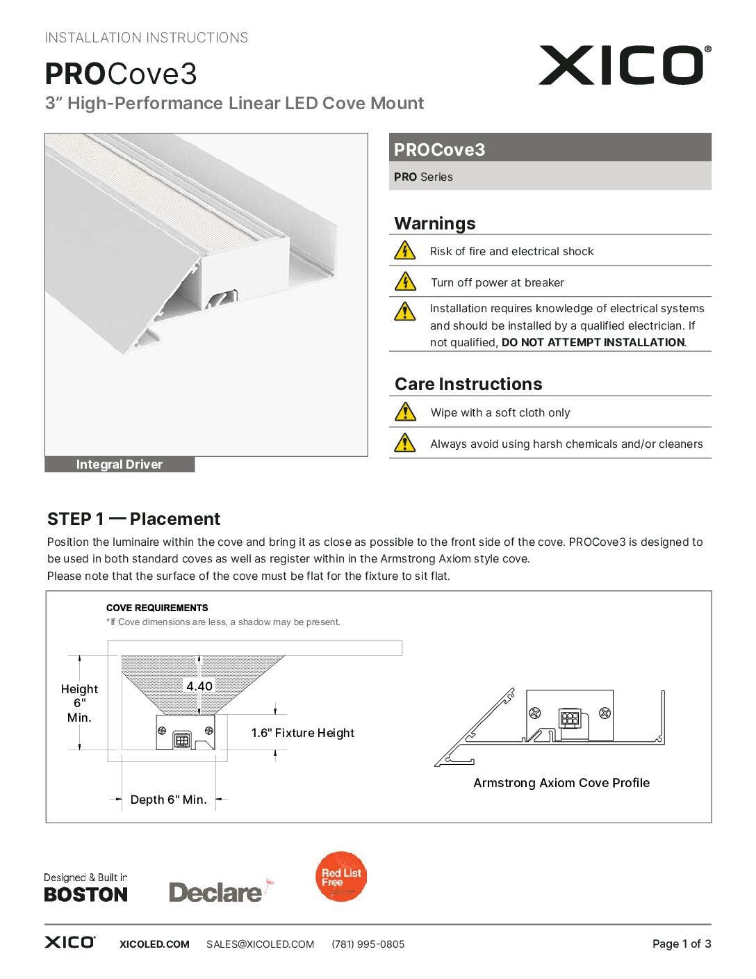 PROCove3 Installation Guide