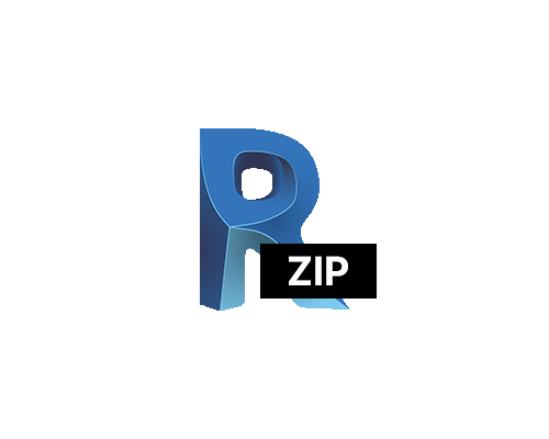 Revit Family File Zip Icon