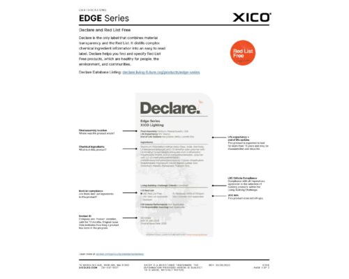 EDGE Series Declare Label