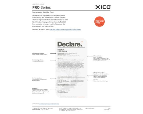 PRO Series Declare Label
