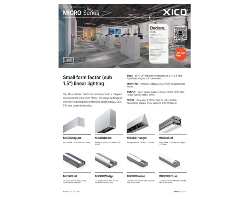 MICRO Series Brochure